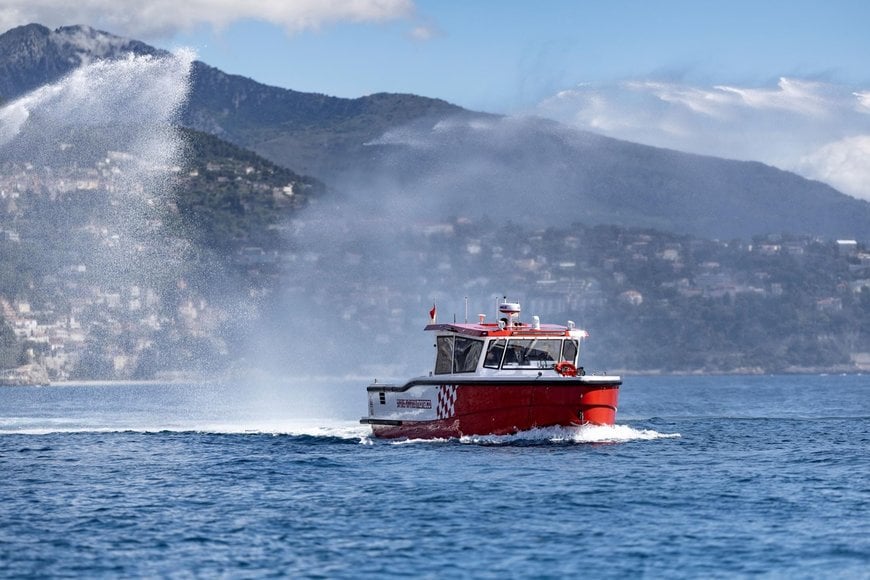 FPT INDUSTRIAL E BIMOTOR CRIAM O NOVO BARCO DE COMBATE A INCÊNDIOS HIGH TECH MARINE PARA O PRINCIPADO DE MÔNACO